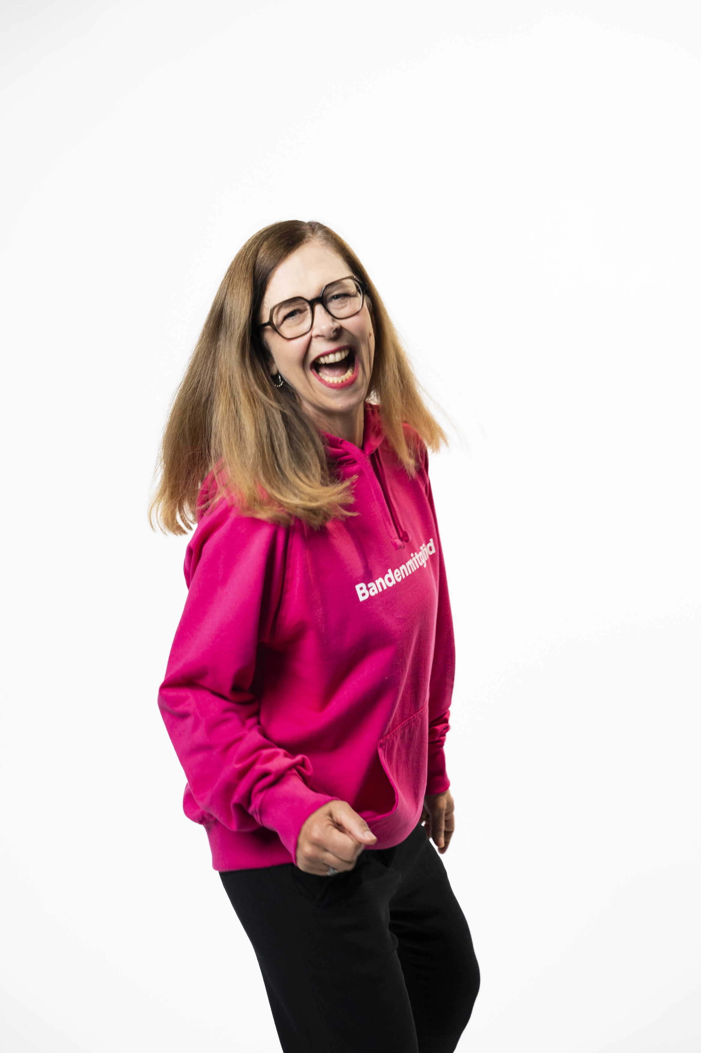 Hoodie "Bandenmitglied" pink