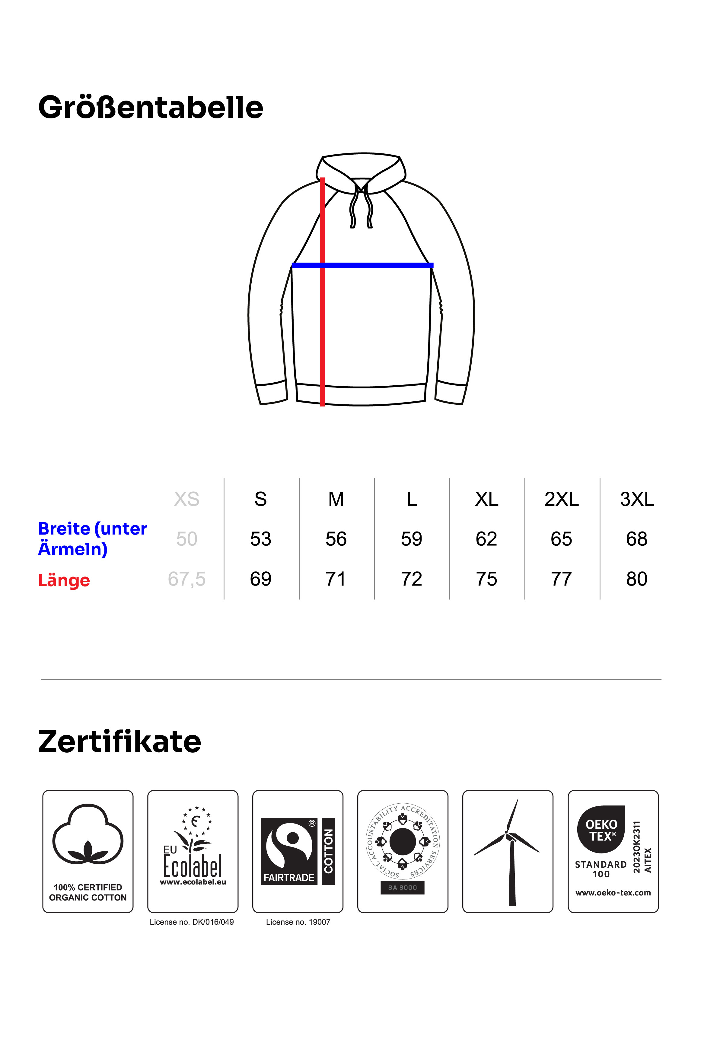Hoodie "Bandenmitglied" natural (hellbeige)