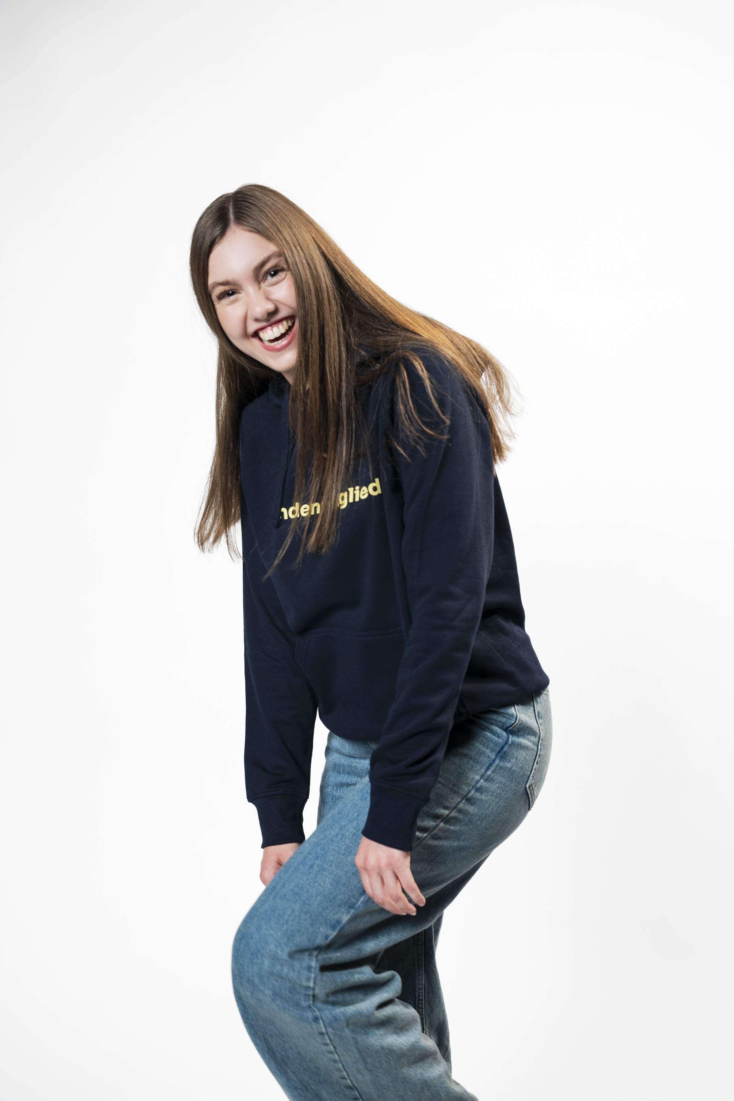 Hoodie "Bandenmitglied" navy